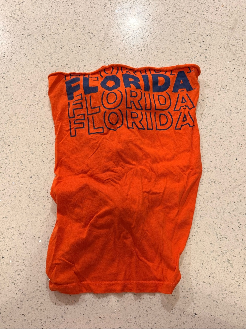 Orange Florida Graphic Tube Top